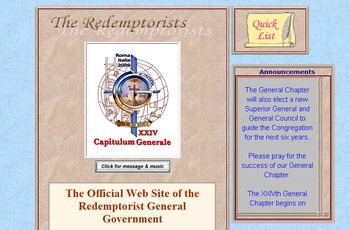 Link to the website of the Redemptorists Worldwide