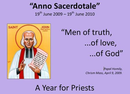 Year for Priests Logo
